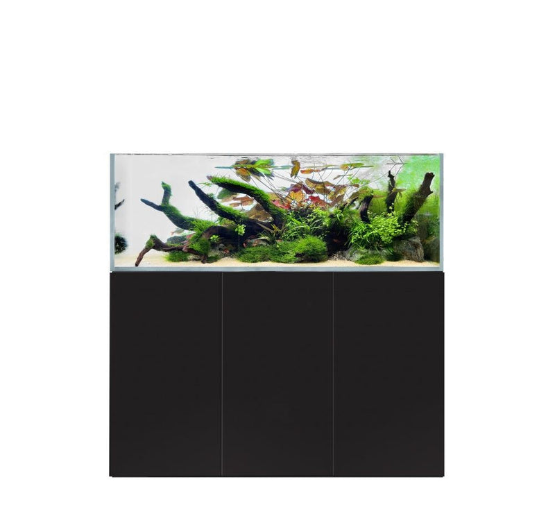 D-D Aqua-Pro Aquascaper 1500 - BLACK SATIN Süsswasseraquarium - Unterschrank mit Metallrahmen