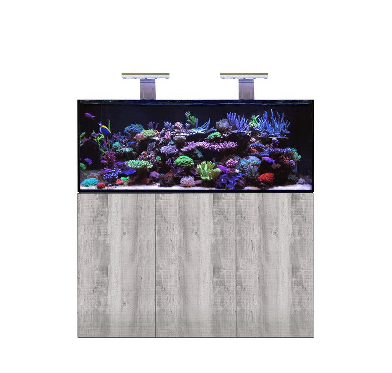 D-D Aqua-Pro Reef 1500 - DRIFTWOOD CONCRETE - Meerwasseraquarium / Unterschrank mit Metallrahmen