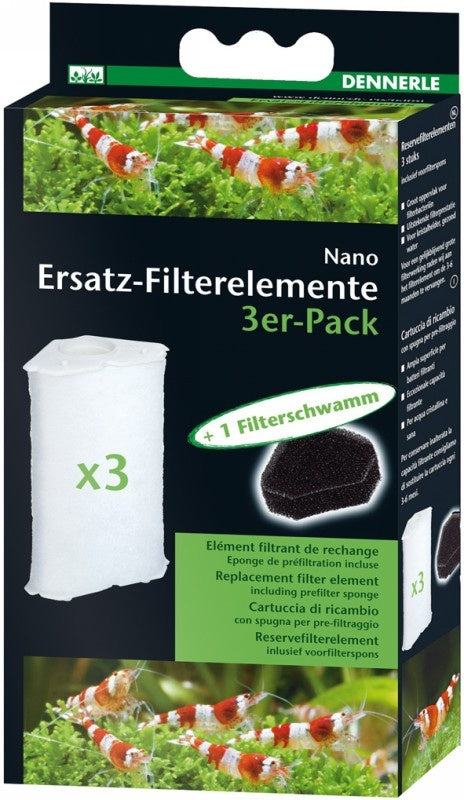 Dennerle Ersatz-Filterelement 3er Pack