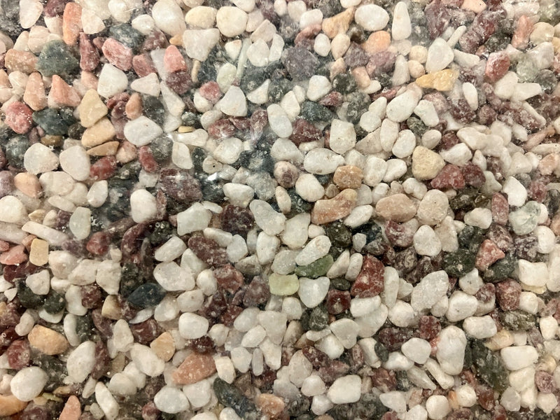 Nuber Aquarienkies Natur Weiss Bunt 3-5mm 5kg
