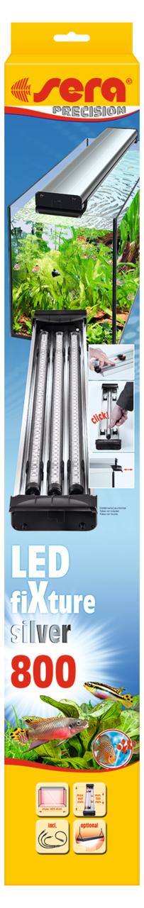 sera LED fiXture Aufsatzlampe silber