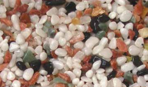Nuber Aquarienkies Natur Weiss Bunt 3-4 mm 5kg