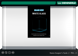 Dennerle NANO TANK - WEIßGLAS 70Liter
