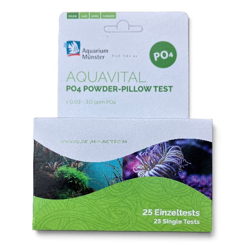 Aquarium Münster AQUAVITAL PO4 Phosphat POWDER-PILLOW TEST 25