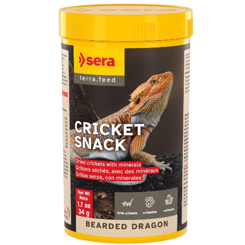 sera Cricket Snack 34g (getrocknete Grillen)