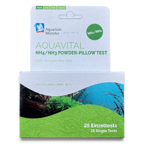 Aquarium Münster AQUAVITAL NH4/NH4 Ammonium/Ammoniak POWDER-PILLOW TEST 25