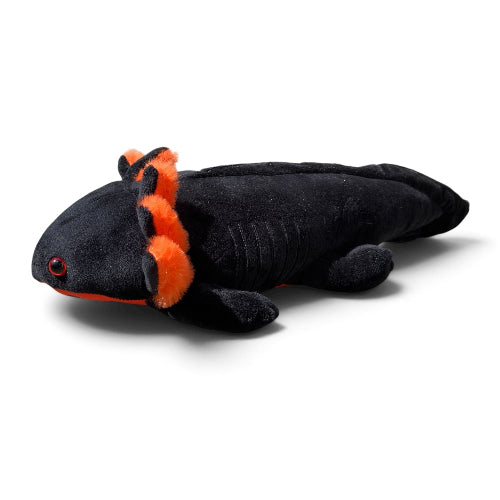 Plüsch Axolotl Schwarz/Rot