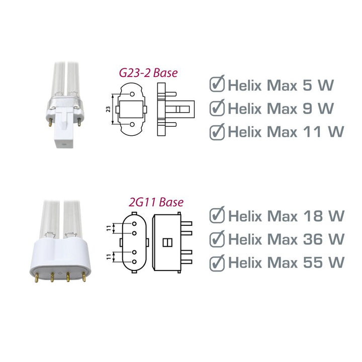 Aqua Medic Ersatzlampen für Helix Max