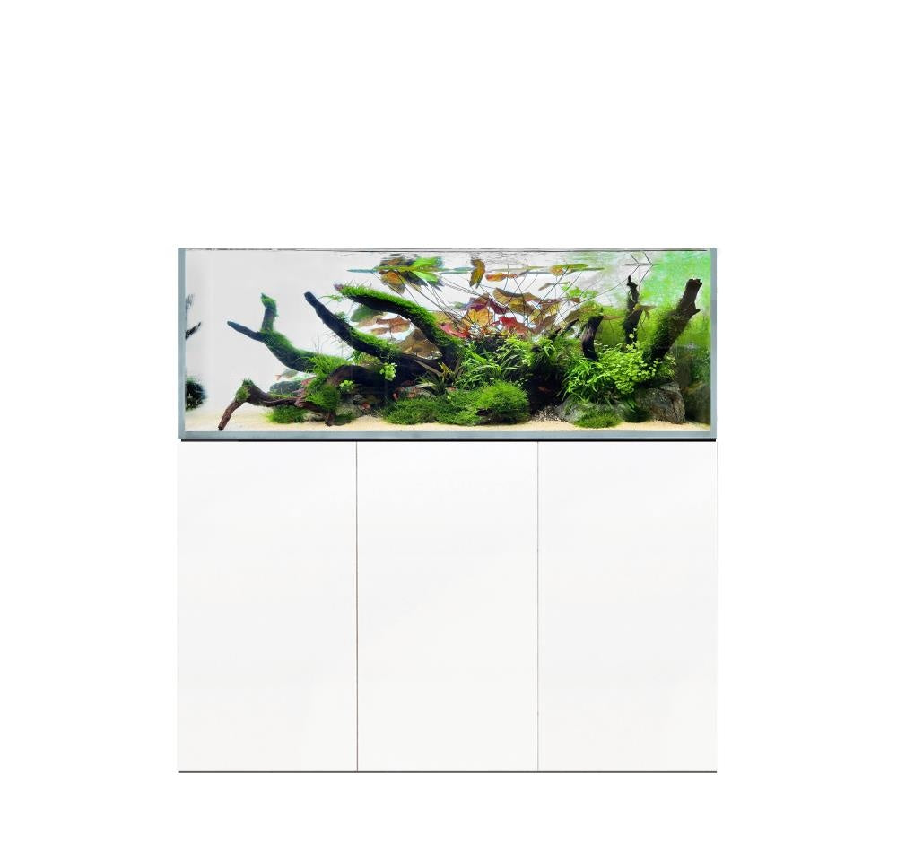 D-D Aqua-Pro Aquascaper 1500 - WHITE GLOSS Süsswasseraquarium - Unterschrank mit Metallrahmen