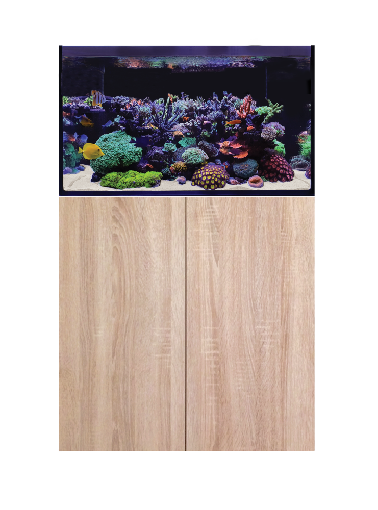 D-D Aqua-Pro Reef 900 - PLATINUM OAK Meerwasseraquarium