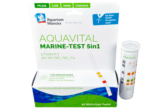 Aquarium Münster AQUAVITAL MARINE-Teststreifen 5in1