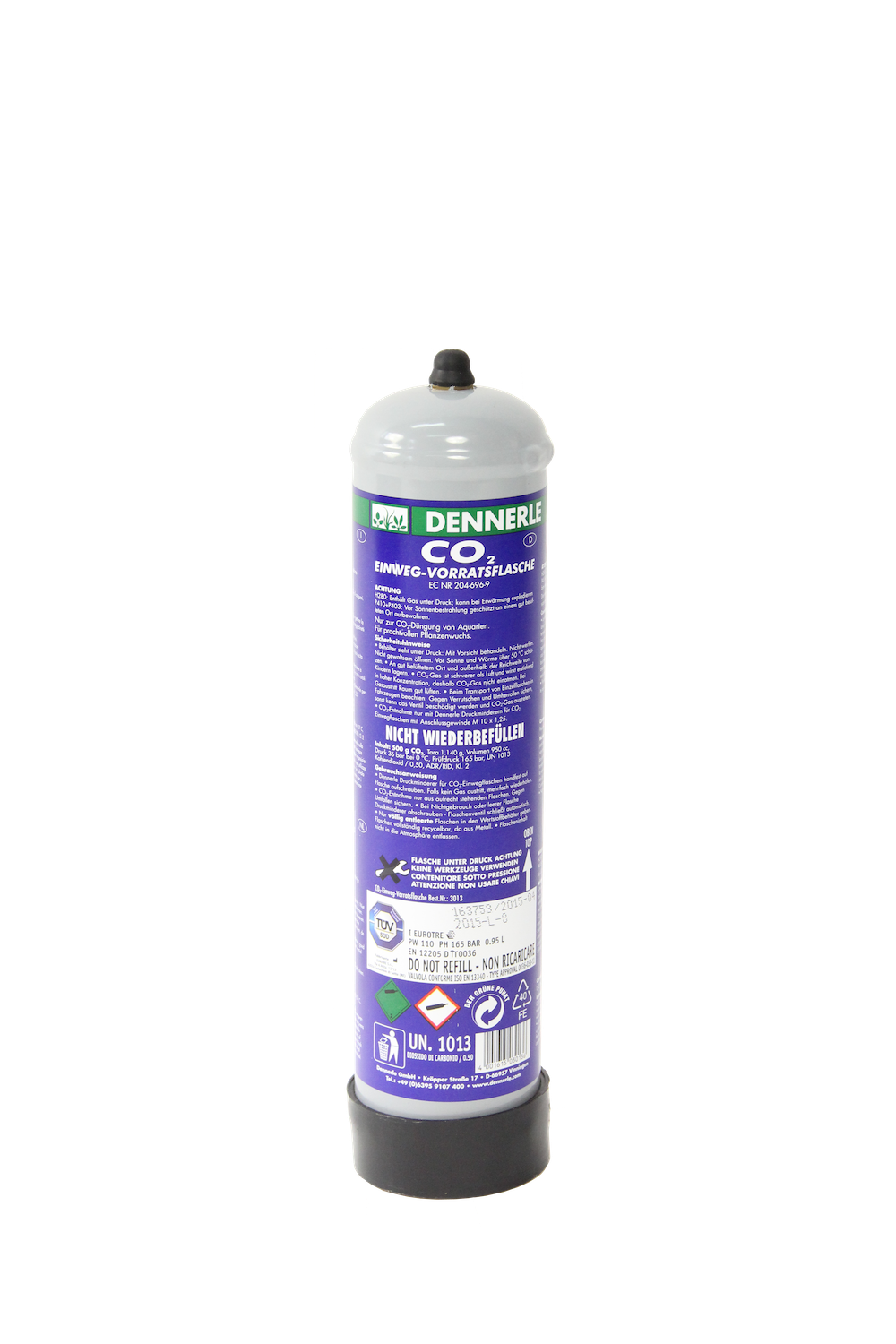 Dennerle CO₂ Einweg-Flasche 500g