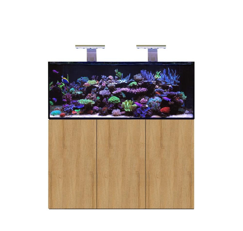 D-D Aqua-Pro Reef 1500  - NATURAL OAK - Meerwasseraquarium / Unterschrank mit Metallrahmen