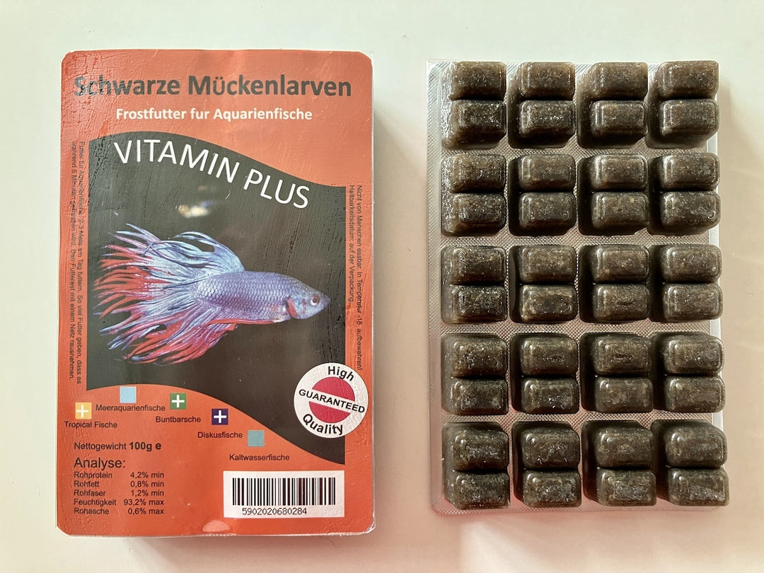 Fumi-Tech Schwarze Mückenlarven 10x 100g Blister  (1000g)