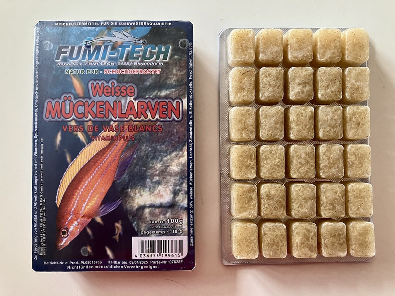 Fumi-Tech Weiße Mückenlarven 10x 100g Blister (1000g)