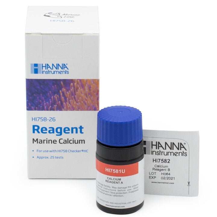 Hanna Calcium Reagenzien für HI 758-26 Checker HC ®, Calcium in Meerwasser, 25 Tests