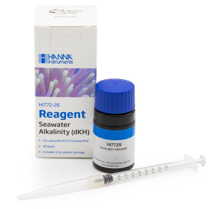 Hanna Alkalinitäts Reagenzien HI772-26 CHECKER® HC für MEERWASSER (DKH)