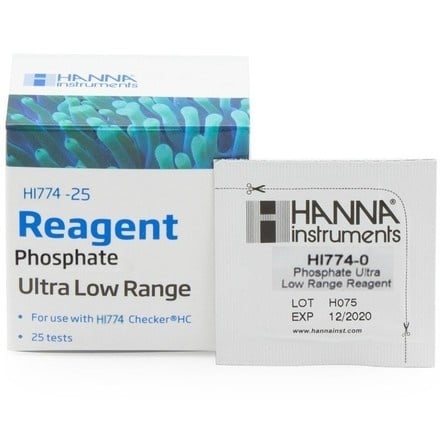 Hanna Phosphat-Reagenzien für HI774-25 Checker® HC für Meerwasser, 25 Tests