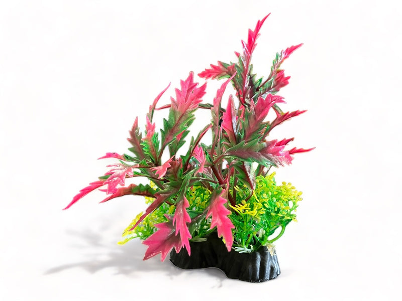 Kunstpflanze mix Pink/grün 15cm