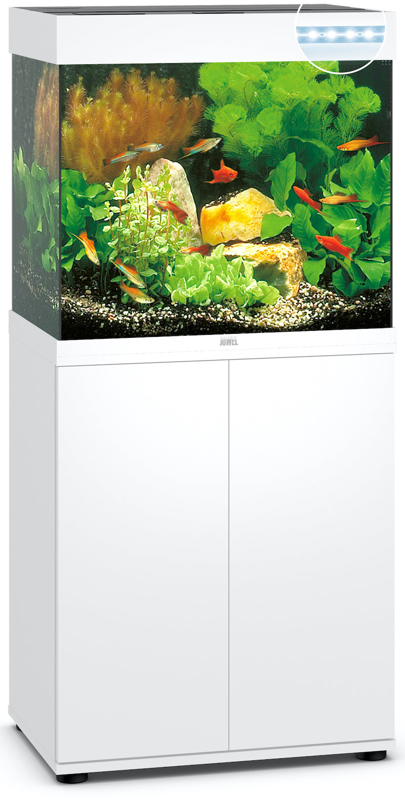 Juwel Lido 120 Aquarium weiß Kombination
