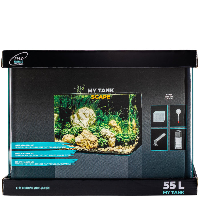 Me My Tank 55 Liter Nano-Aquarium Scape Set