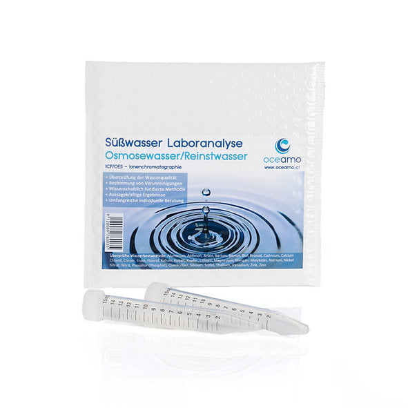 Oceamo Osmosewasser/Reinstwasser Laboranalyse