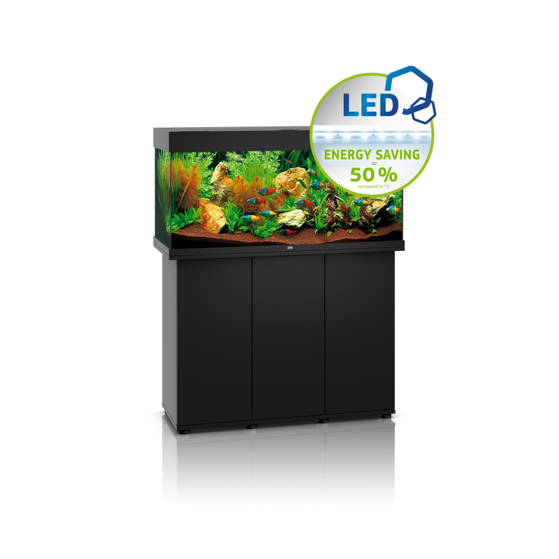 Juwel Rio 180 Aquarium schwarz Kombination