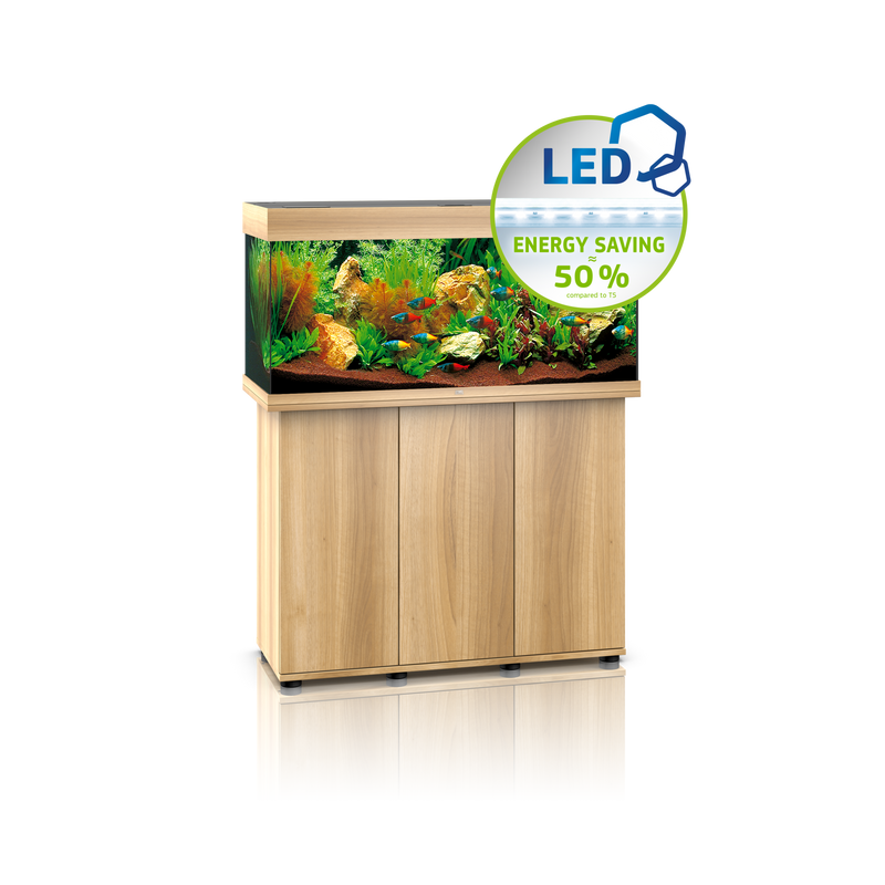 Juwel Rio 180 Aquarium helles Holz Kombination