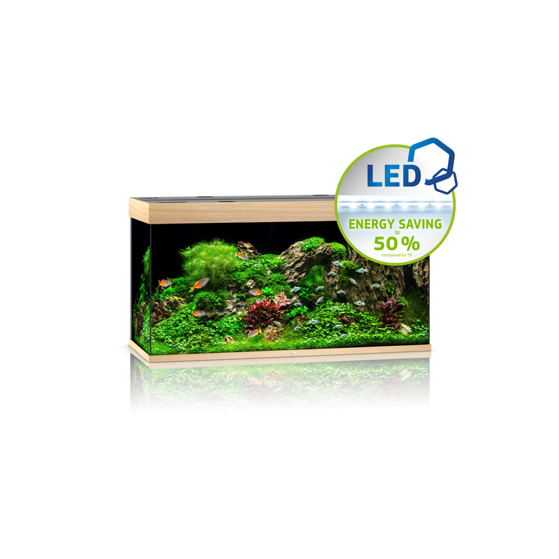 Juwel Rio 350 Aquarium helles Holz
