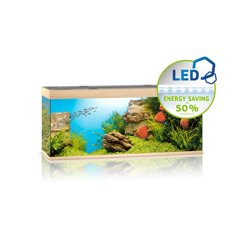 Juwel Rio 450 Aquarium helles Holz