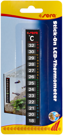Sera LCD Klebe-Thermometer